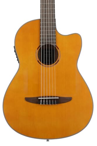 Yamaha NTX3 NT Cutaway Acoustic-Electric Nylon-String Classical Guitar With Reinforced Carrying Bag , Natural