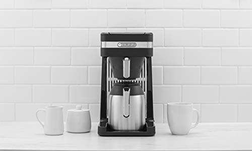 BUNN 55200 CSB3T Speed Brew Platinum Thermal Coffee Maker Stainless Steel, 10-Cup, Black
