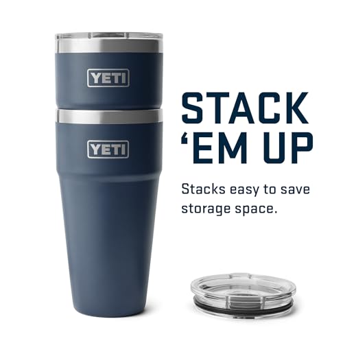 YETI Rambler 30 oz Stackable Tumbler, Stainless Steel, Vacuum Insulated with MagSlider Lid