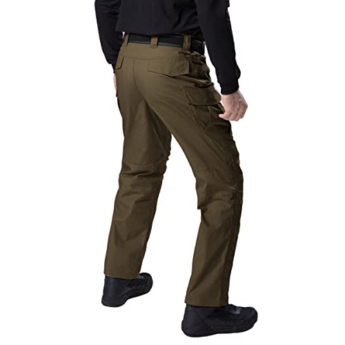 FREE SOLDIER Men's Water Resistant Pants Relaxed Fit Tactical Cargo Work Pants with Multi Pocket