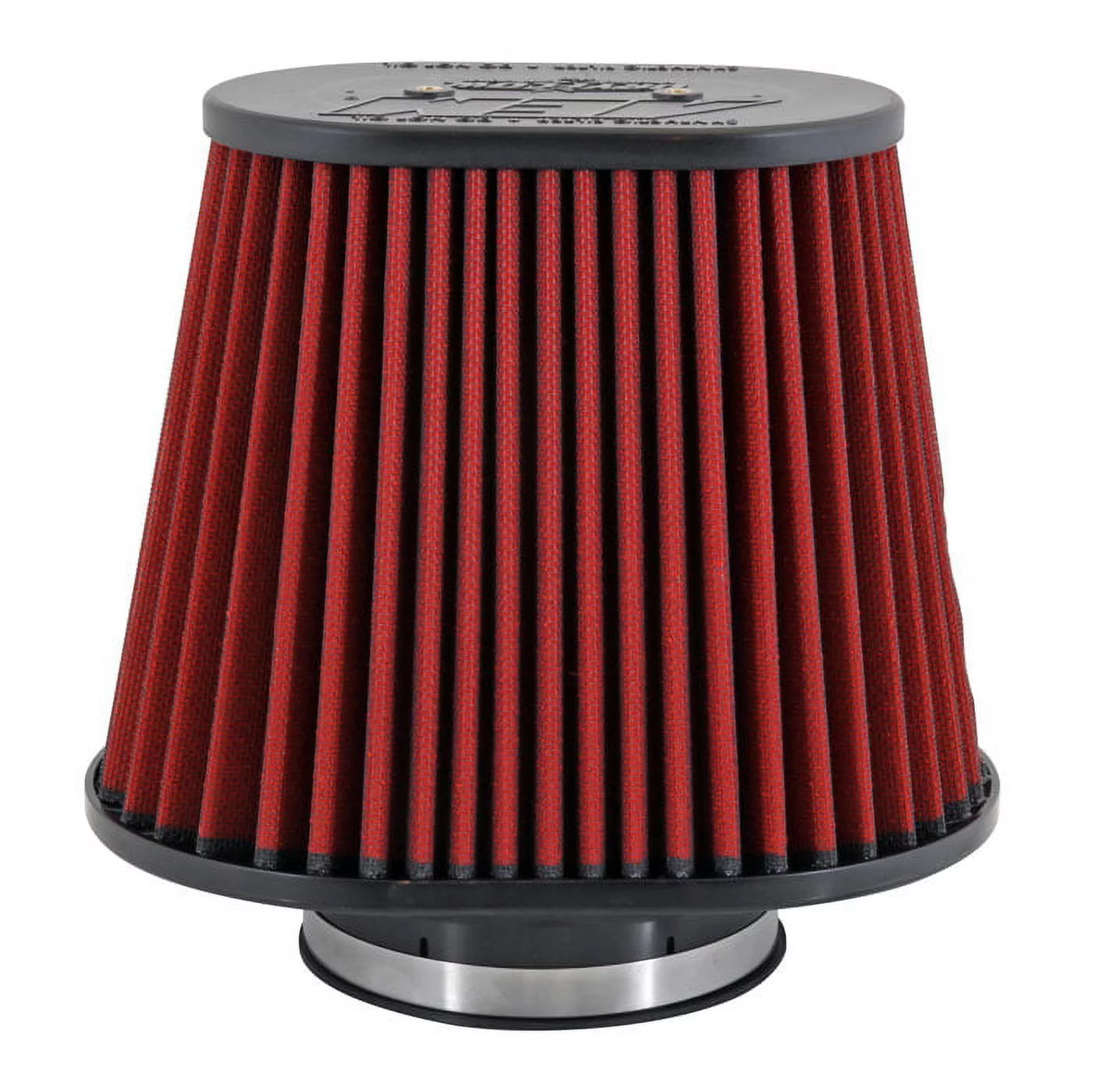 AEM 21-2258DK Universal DryFlow Clamp-On Air Filter: Oval Tapered; 5 in (127 mm) Flange ID; 8 in (203 mm) Height; 10.5 in x 8 in (267 mm x 203 mm) Base; 7.75 in x 5 in (197 mm x127 mm) Top