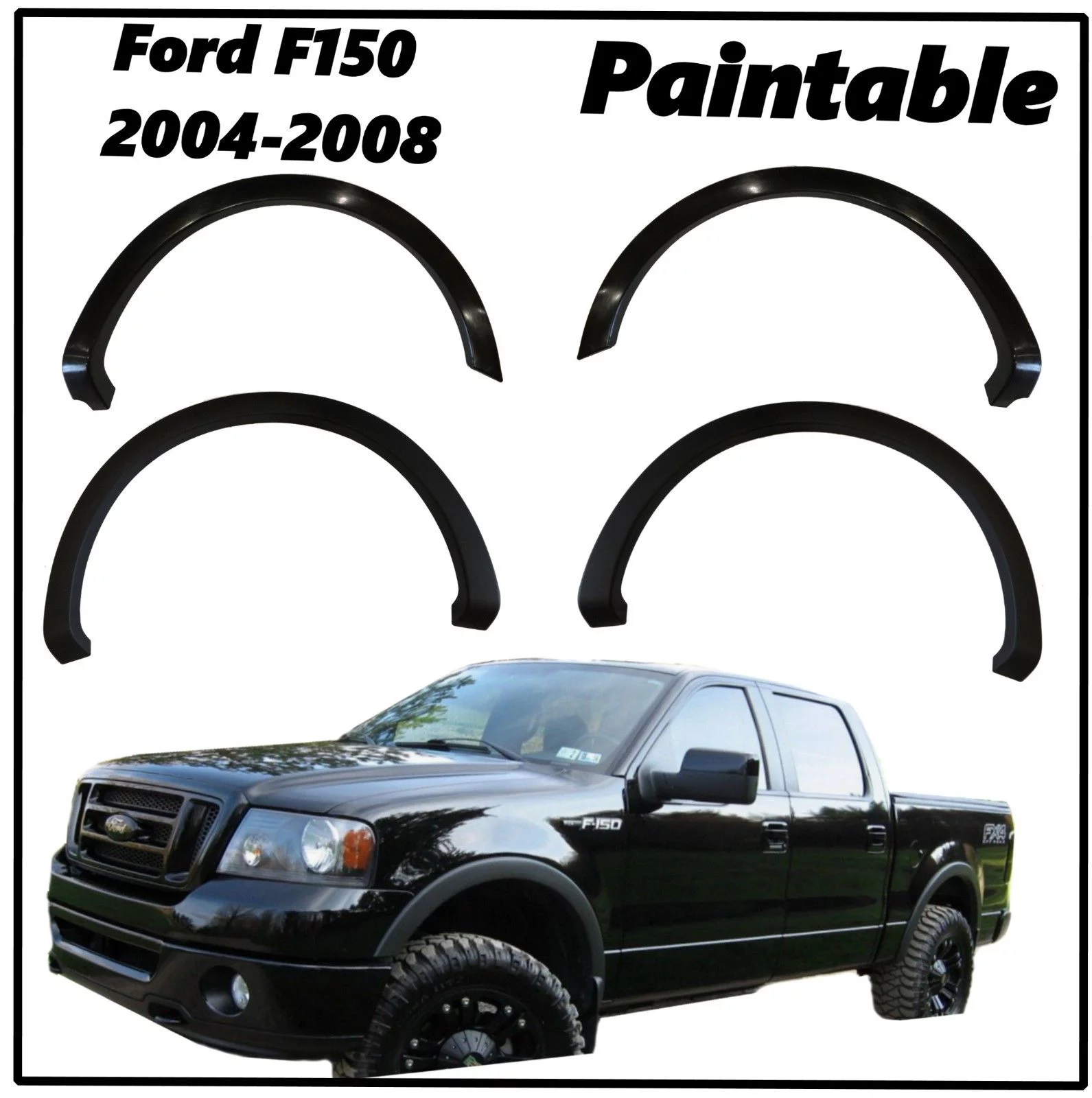 2004  2008 Ford F150 Smooth Style Fender Flares