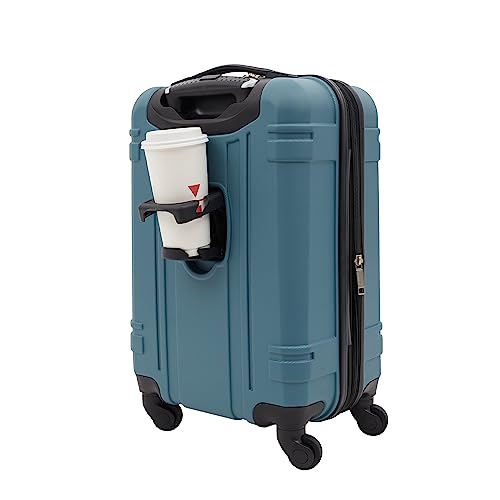 Wrangler Astral Hardside Luggage, Cedar, 20-Inch Carry-On