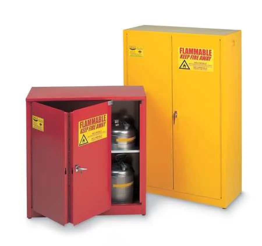 Eagle Mfg Flammable Safety Cabinet,45 Gal.,Yellow  1945X