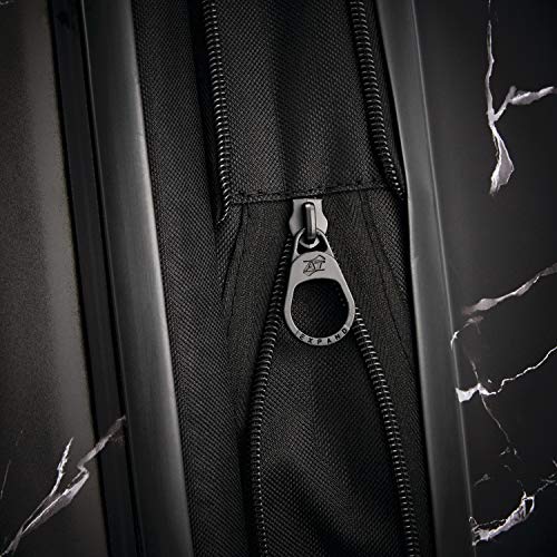 American Tourister Moonlight Hardside Expandable Luggage with Spinner Wheels, Blue Terazzo, 2-Piece Set (20/28)