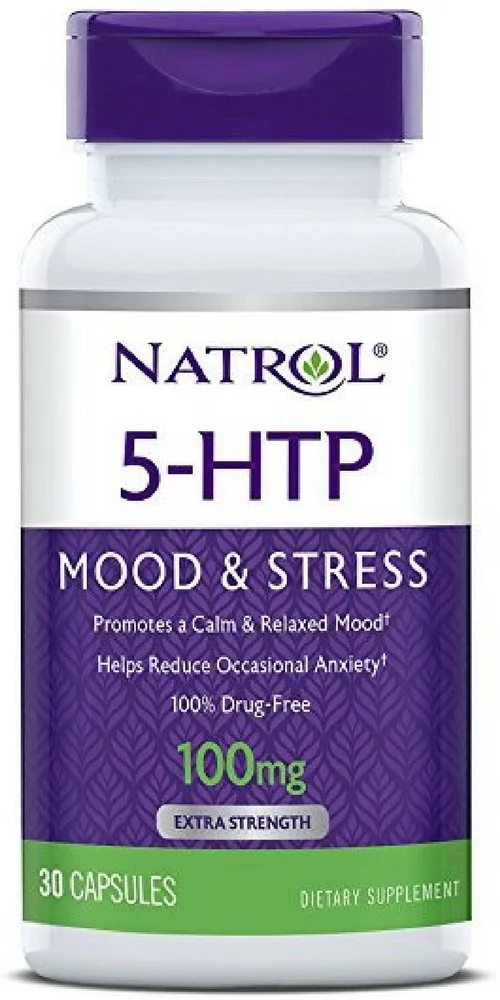 Natrol 5-HTP 100 mg Capsules 30 ea (Pack of 6)