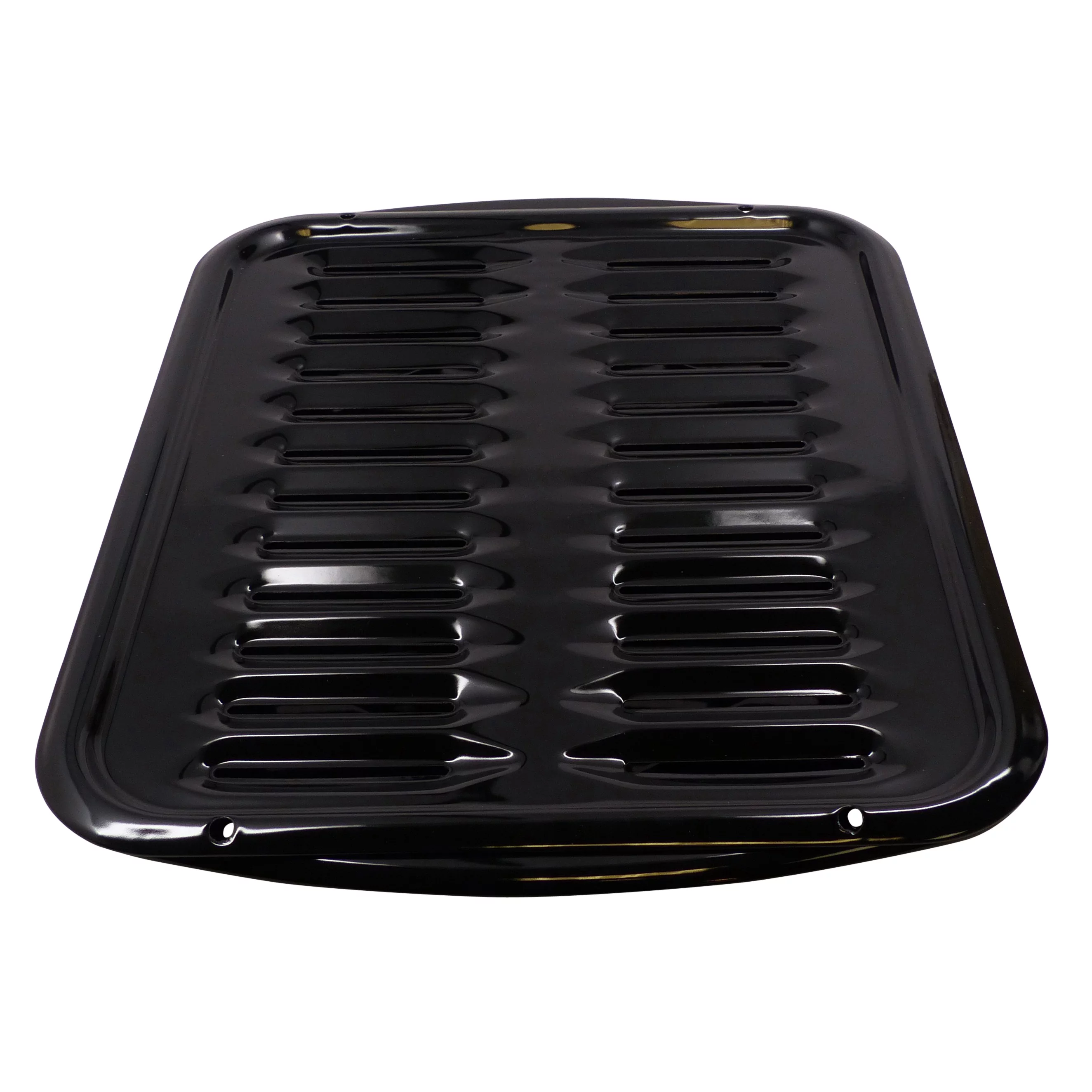 Kitchen Basics 101 Replacement for Whirlpool 4396923 Porcelain Broiler Pan and Grill, Black