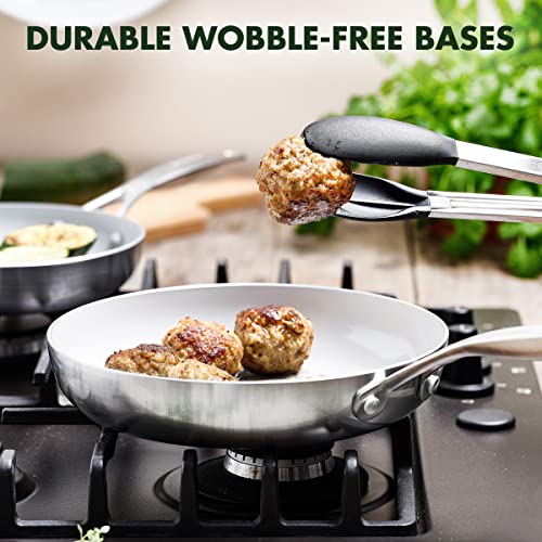 GreenPan Venice Pro Tri-Ply Stainless Steel Healthy Ceramic Nonstick 10