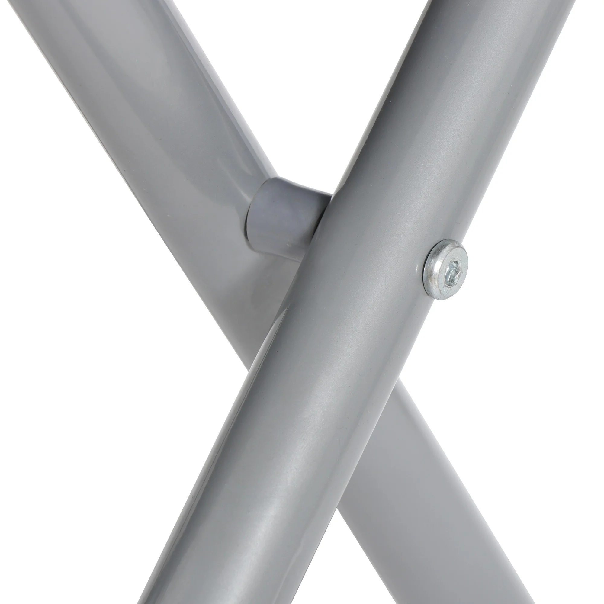 ZENSTYLE Metal Frame Moon Chair Seat Saucer Chair Soft Folding, Black