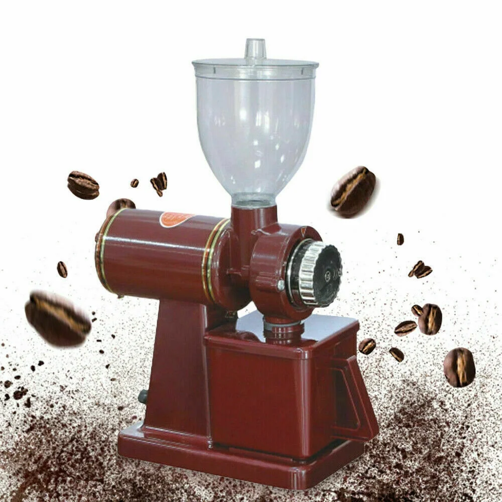 Commercial Electric Automatic Coffee Grinder Burr Espresso Bean Home Grind