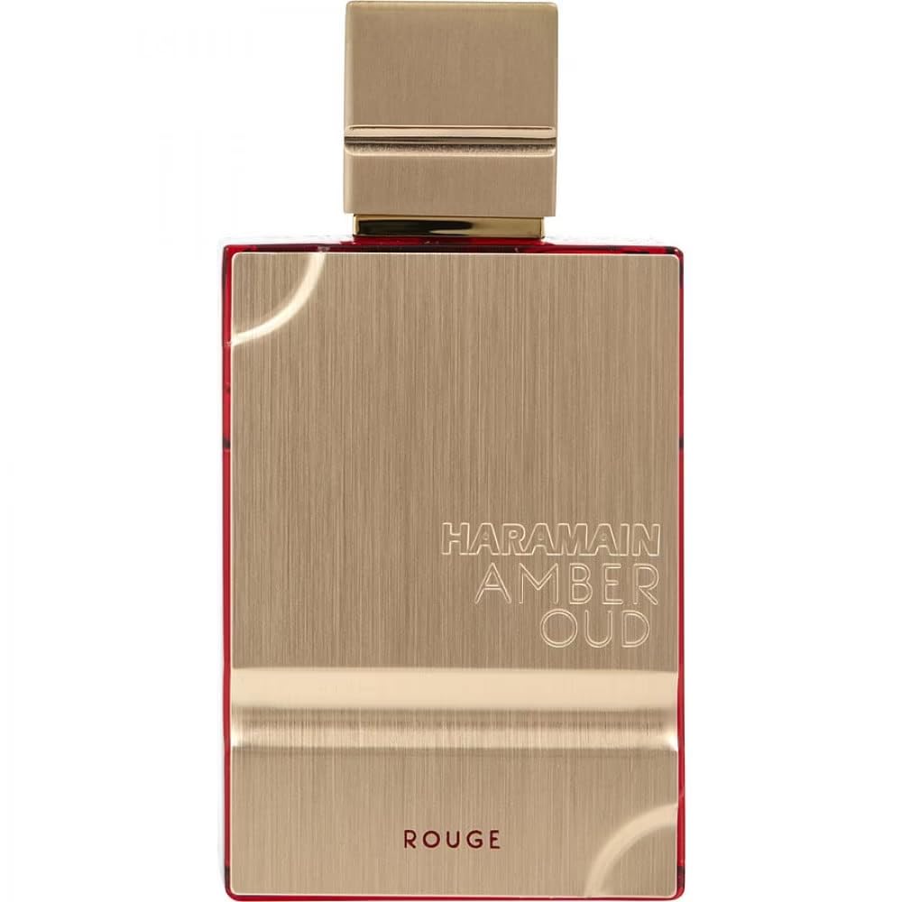 Al Haramain Amber Oud Rouge Eau de Parfum Spray for Men, 4 Ounce