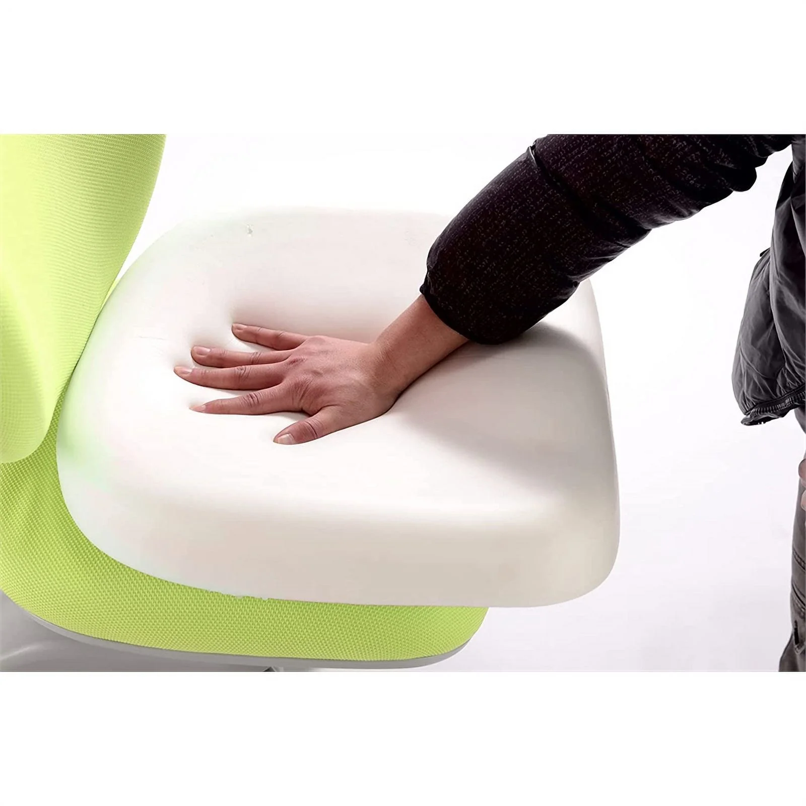 ApexDesk DX Series Children's Height Adjustable Chair with Study Desk in Green