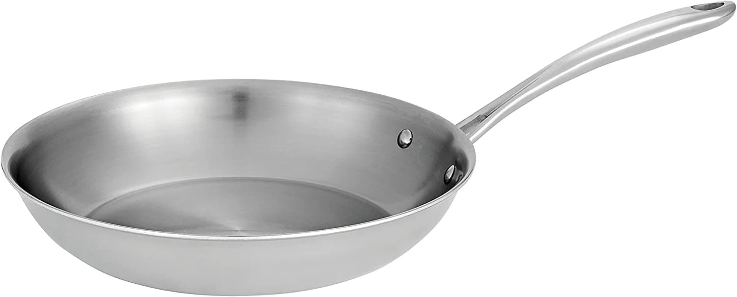 TRAMONTINA Tri-Ply Clad 10 in Stainless Steel Fry Pan