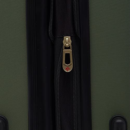 Travelers Club Chicago Hardside Expandable Spinner Luggage, Teal, 20