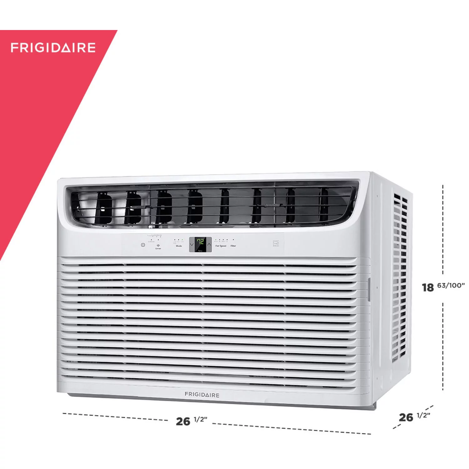 Frigidaire 25,000 BTU Energy Star Window-Mount Air Conditioner with Wi-Fi Connection and Slide Out Chassis