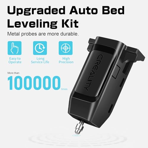 Ender 3 Auto Bed Leveling Kit, Official CR Touch for Ender 3 V2/Ender 3 Pro/Ender 3 Max/Ender 5/CR-10 with 32 Bit V4.2.2/V4.2.7 Mainboard, 3D Printer Leveler Sensor Tool Kit Silicone Mounts