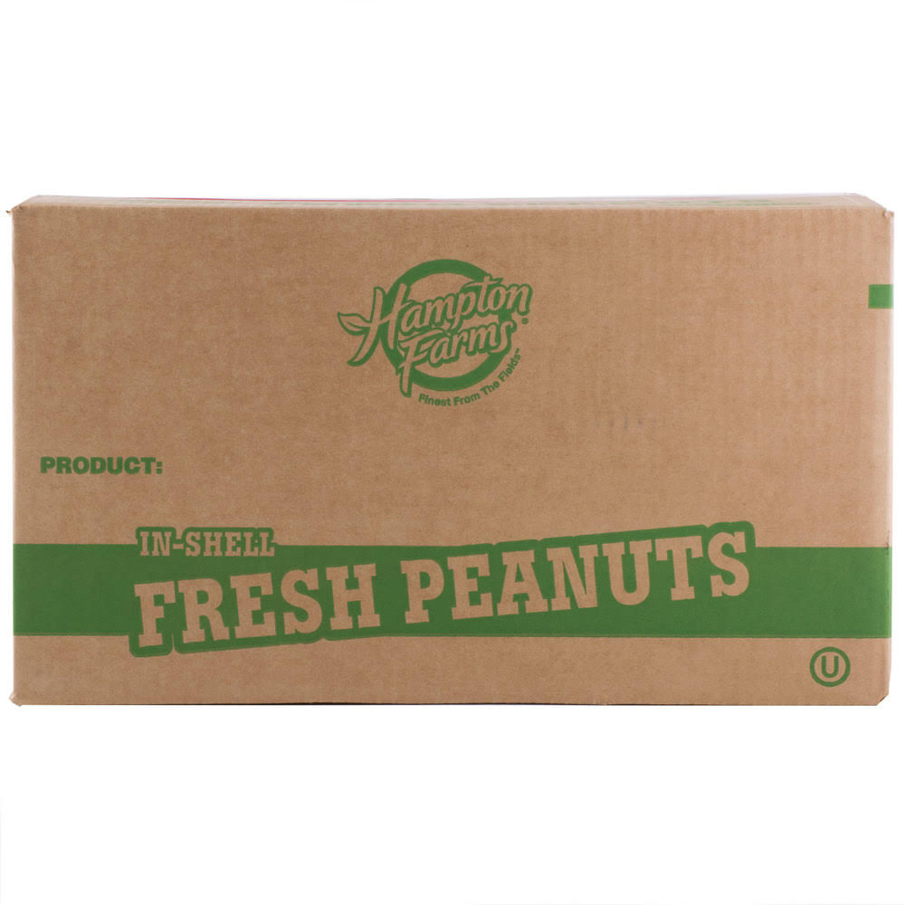 Hampton Farms 25 lb. Roasted Unsalted In-Shell Peanuts