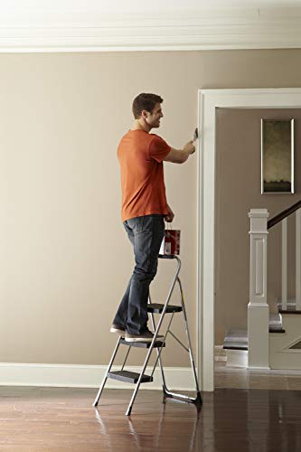 COSCO 2-Step Big Step, Steel Step Stool, Gray