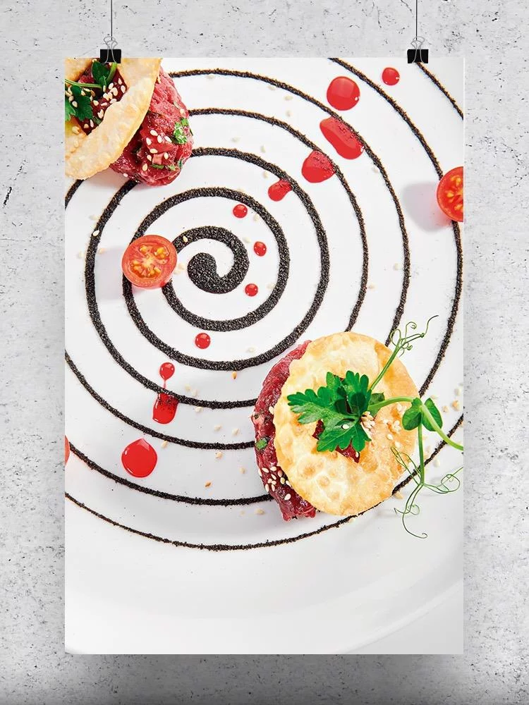 Beef Tartare With Cherry Sauce Poster -Image by Shutterstock