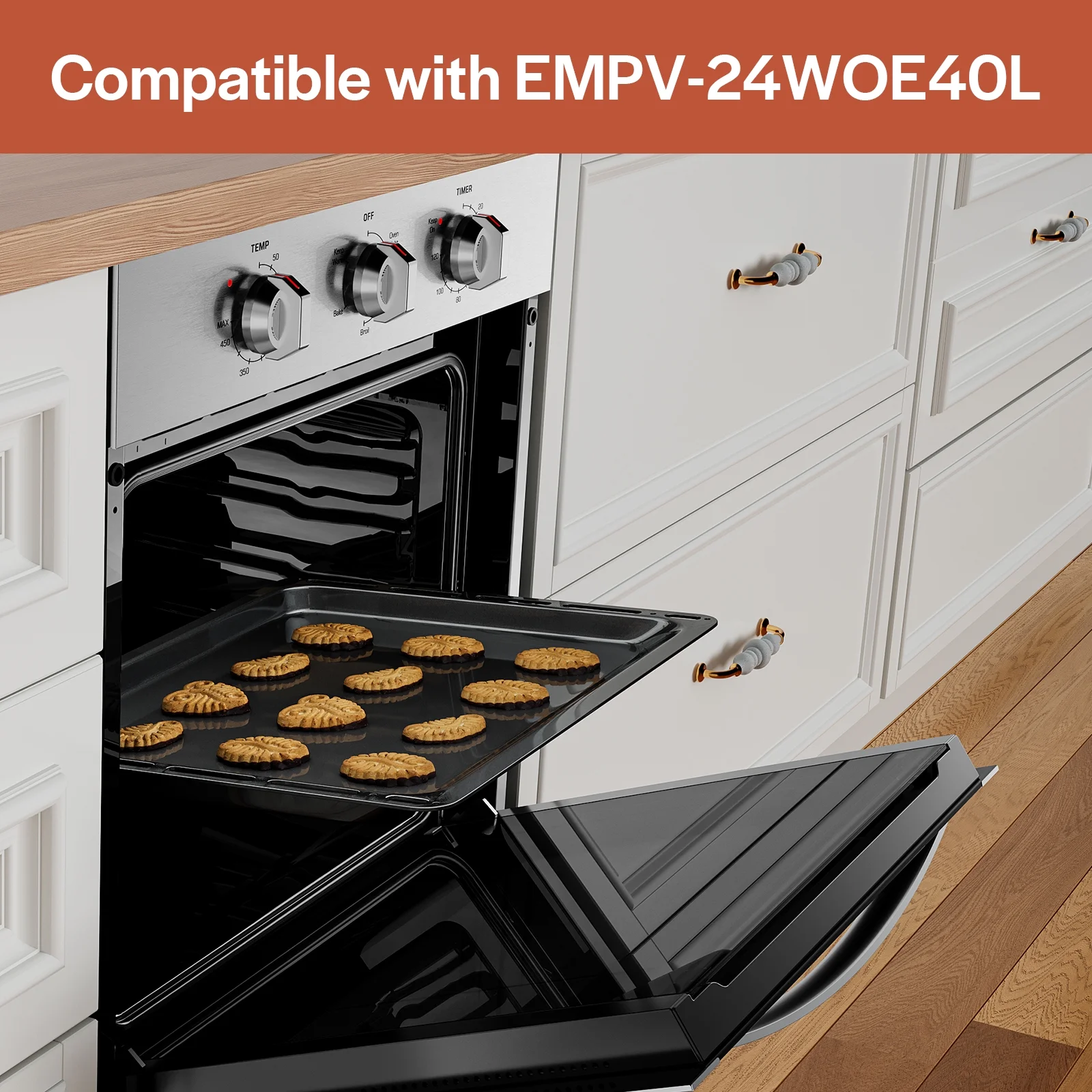 Black Oven Broiling Pan fits Empava 24 