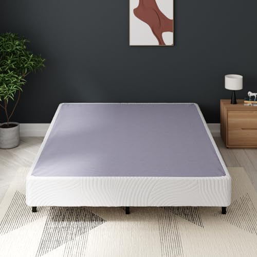 ZINUS Edgar 4 Inch Wood Box Spring, Mattress Foundation, Sturdy Wood Structure, Low Profile, Easy Assembly, King