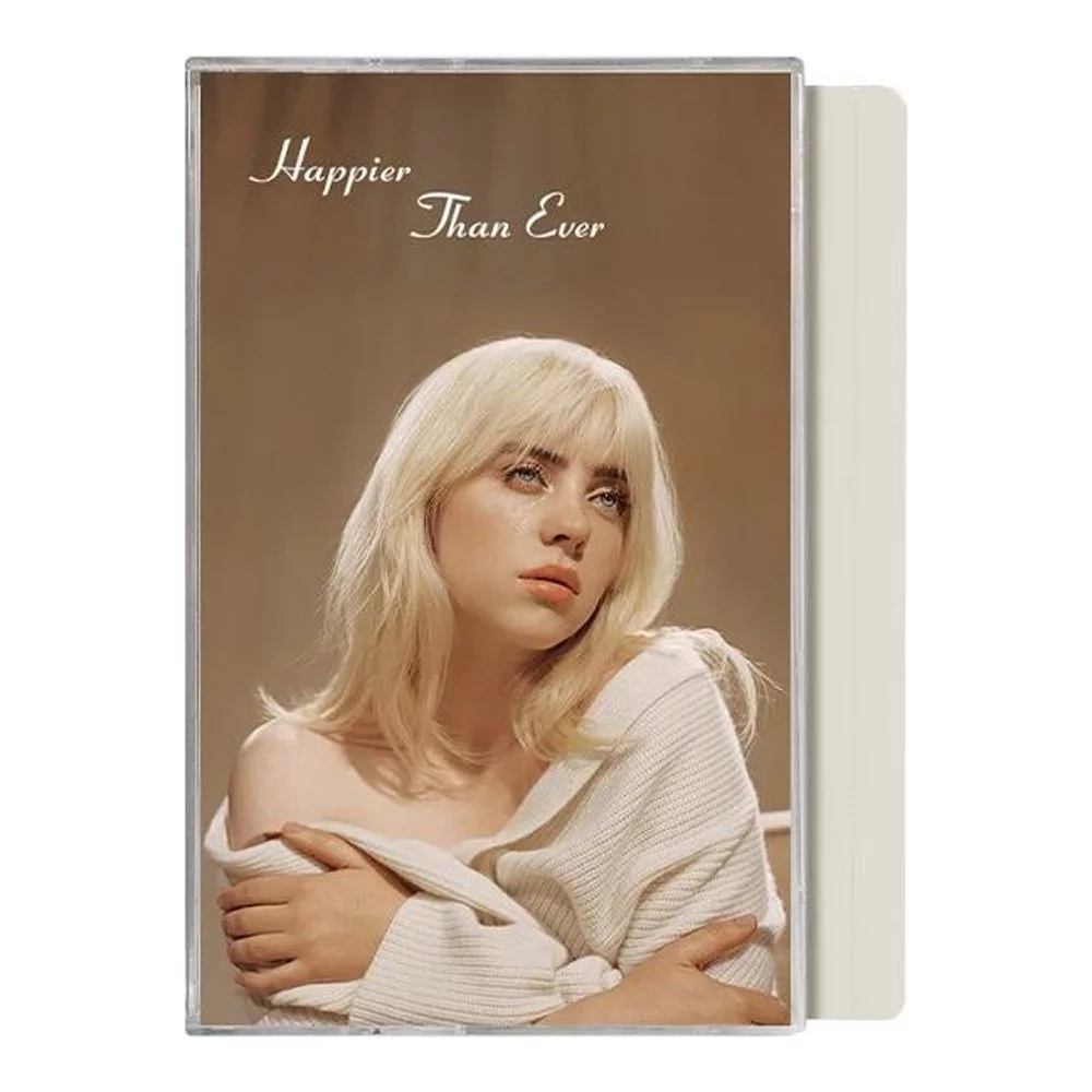 Billie Eilish - Happier Than Ever Exclusive  Spotify Exclusive Gold Colored Cassette Tape