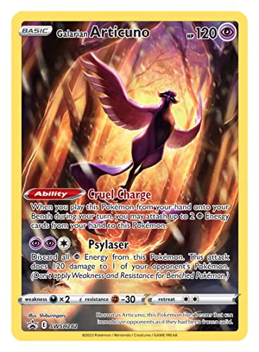 Pokémon TCG: Crown Zenith Tin – Galarian Zapdos (1 Foil Card & 5 Booster Packs)