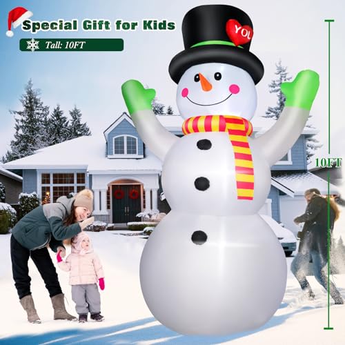 8 FT Christmas Inflatable Santa Claus with Candy and Big Gift Bag Outdoor Decor, Blow Up IP44 Weatherproof Xmas Decorations for Yard, Built-in LED Light for Gardern Lawn Indoor Winter Holiday