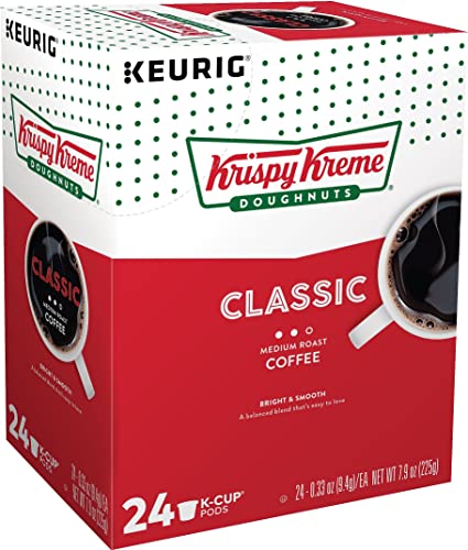 Krispy Kreme Original Glazed Doughnut, Single-Serve Keurig K-Cup Pods, Flavored Medium Roast Coffee, 72 Count