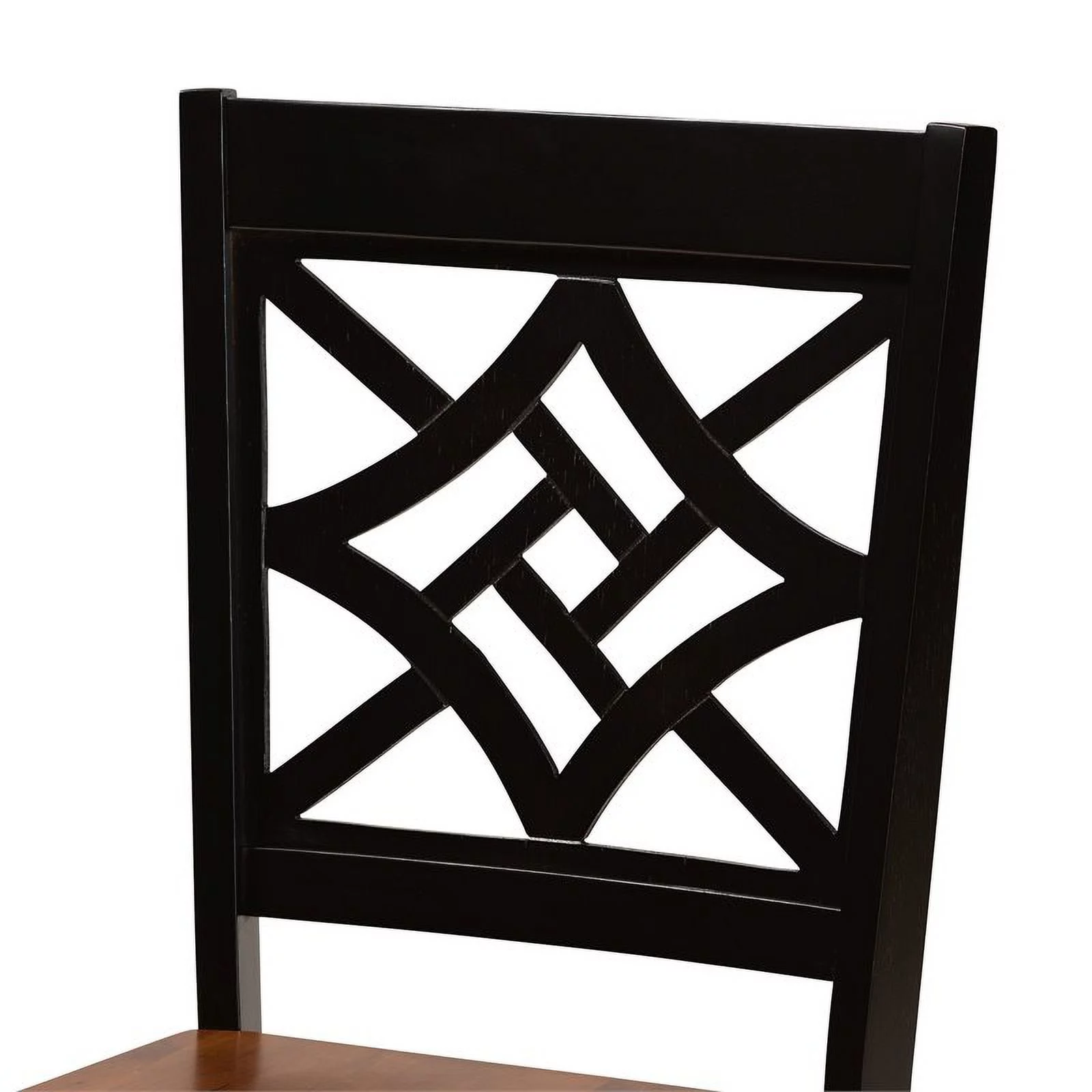 Bowery Hill Brown and Walnut Brown Finished Wood 7-Piece Dining Set