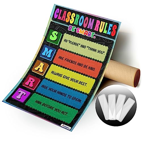 ADOGEO Be Different Poster - 16” x 24'' - Motivational Wall Art for Middle School, Elementary School & High School - Suitable for Homeschool or Classroom Settings - Individuality and Acceptance