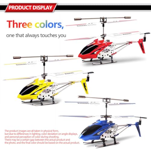 Blue S107G RC Helicopter - 2.4G 3CH Dual-Propeller Aircraft with Gyro Stabilization (Ready-to-Fly), O48932GUSKX7214P7LPCU