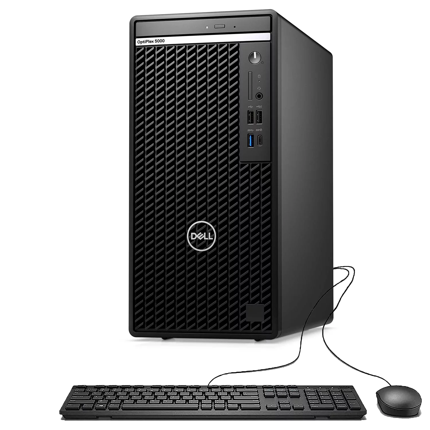 Dell OptiPlex 5000 Series Business Tower Desktop, 12th Gen Intel Core i5-12500, 64GB RAM, 2TB PCIe SSD, DP, RJ-45, DVD, Wi-Fi, Wired KB & Mouse, Windows 11 Pro