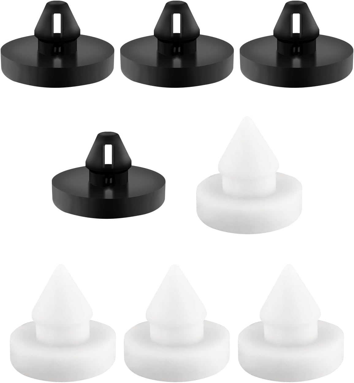 8PCS Car Brake Pedal Stop Pad - Rubber Brake Switch Stopper for Repairing Automotive Brake Light - Clutch Pedal Pad Stopper OEM#46505-SA5-000,90541-06036