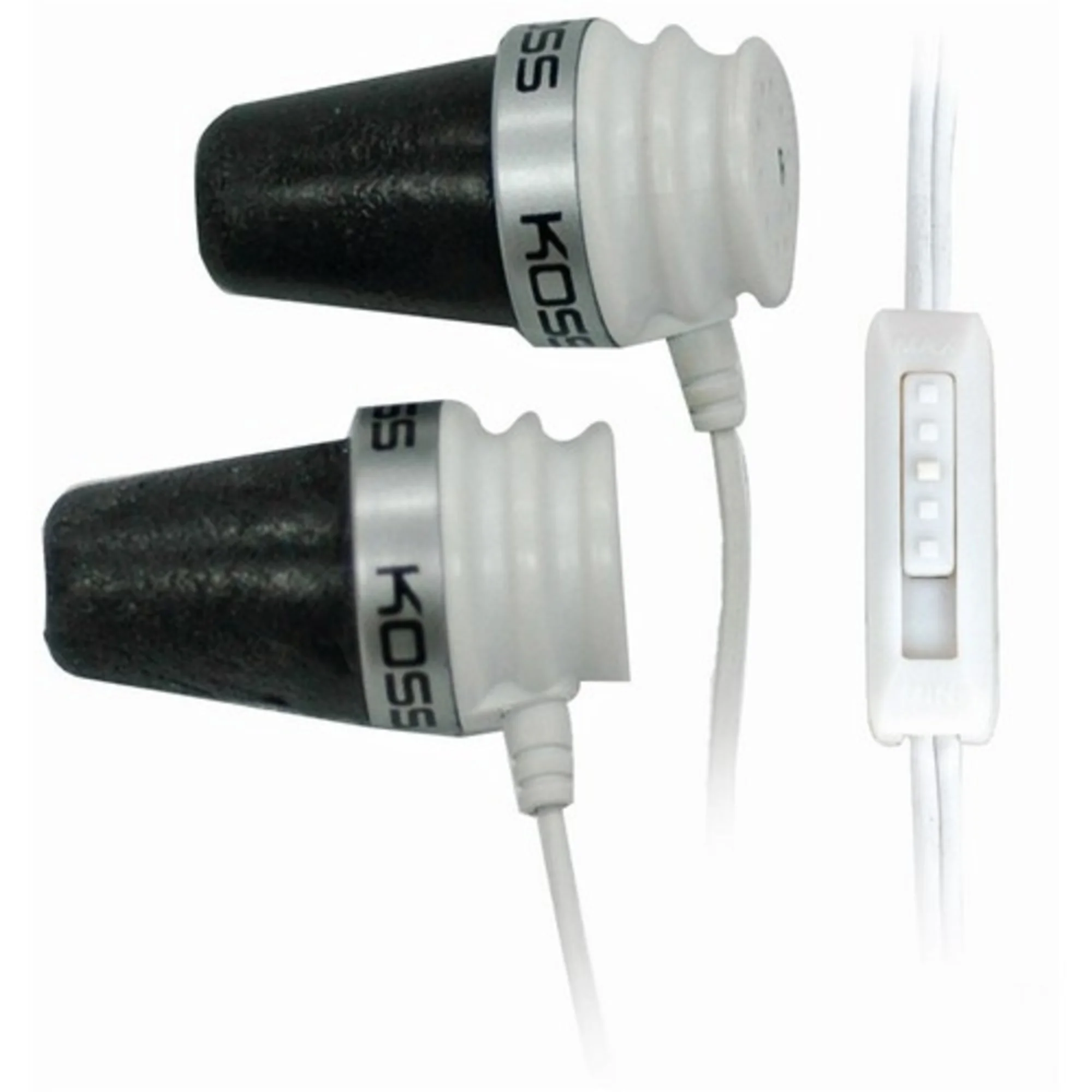 Koss In-Ear Headphones, White, 185000