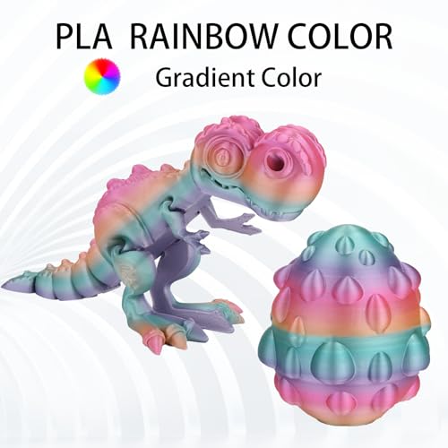 Rainbow 3D PLA Printer Filament 1.75 mm, Matte 3 D PLA Printing Print Filament +/-0.03mm, 1kg/2.2lbs