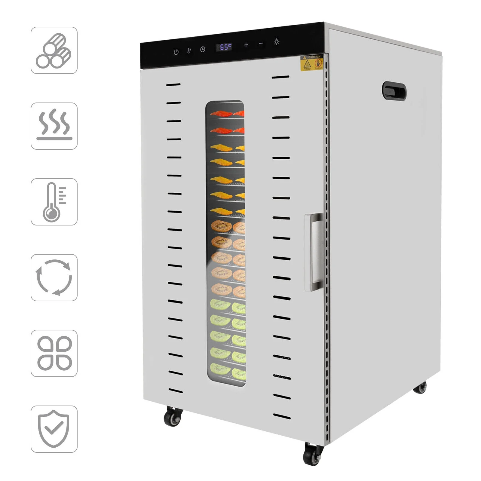 1700W Premium Multi-Tier Meat Beef Jerky Maker Fruit/Vegetable Dryer W/Trays