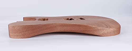 Leo Jaymz DIY Single Cut Electric Guitar Kits with Mahogany Body and Neck - Rosewood Fingerboard and All Components Included (LP Hollow)