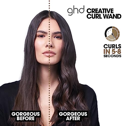 ghd Curve® Professional Hair Curling Irons & Wands | Soft Waves, Classic and Tight Curls | 0.5 –1.5 Inch Barrels’ | 365ºF Styling Temp Preventing Heat Damage + Auto Sleep Mode