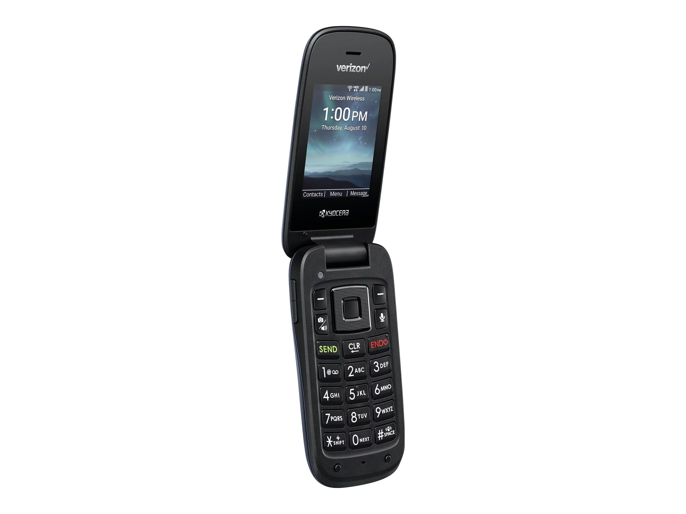 Verizon Kyocera Cadence Prepaid Cell Phone 16GB, Black