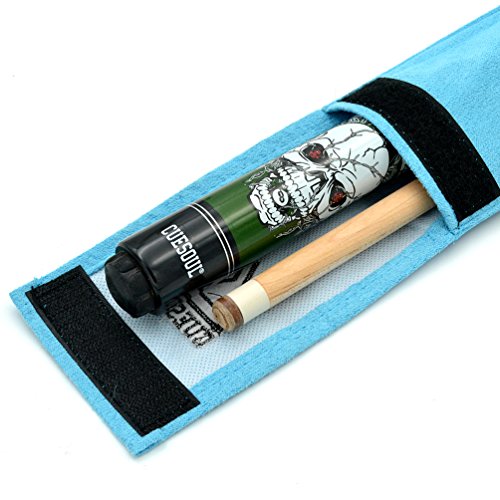 CUESOUL 58 inch 19/20/21 oz 1/2 Maple Pool Cue Stick Kit-Rockin Series