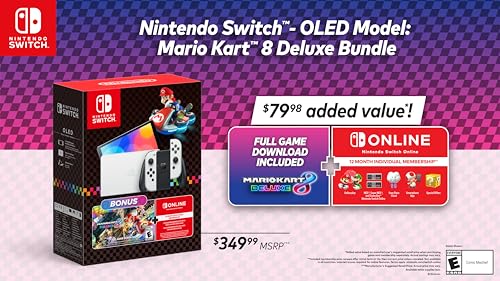 Nintendo Switch™ – OLED Model Mario Kart™ 8 Deluxe Bundle