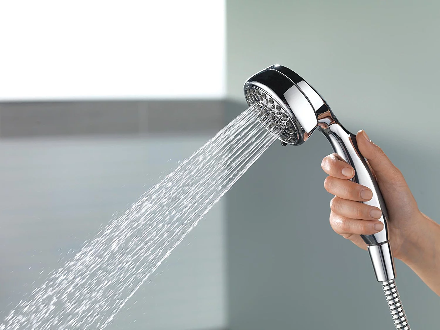 Delta Chrome 7 settings Showerhead 1.75 gpm