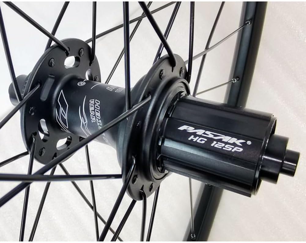 26/27.5/29 Inch Mountain Bikes Wheelset Center Lock Disc Brake Mountain Bikes Wheel Quick Release Aluminum Alloy Rim Front and Rear Wheels 7/8/9/10/11/12 Speed Cassette 28 Holes