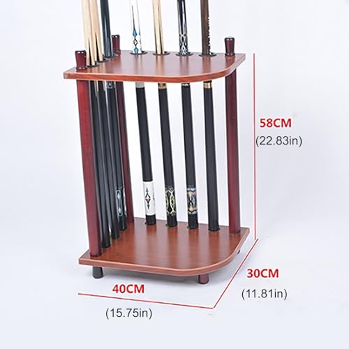 7 Hole Billiard Cue Rack - Multifunctional Pool Stick Stand & Mounting Accessories for Game Room, Home & Club - Perfect for Organizing Cues & Enhancing Billiards Experience