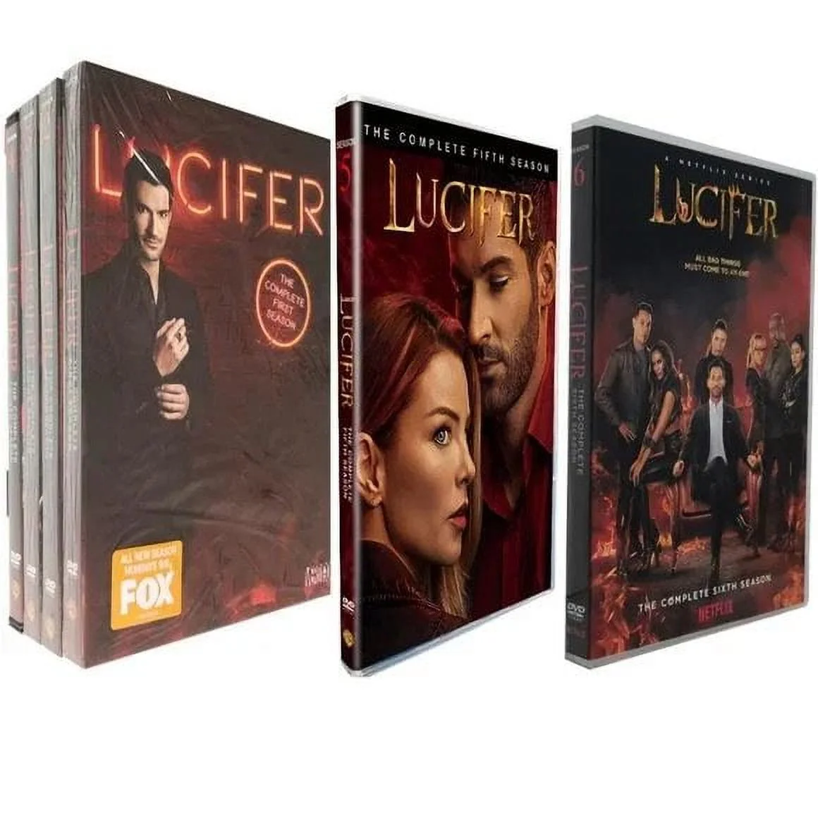 Lucifer Complete Series Seasons 1-6 (DVD)