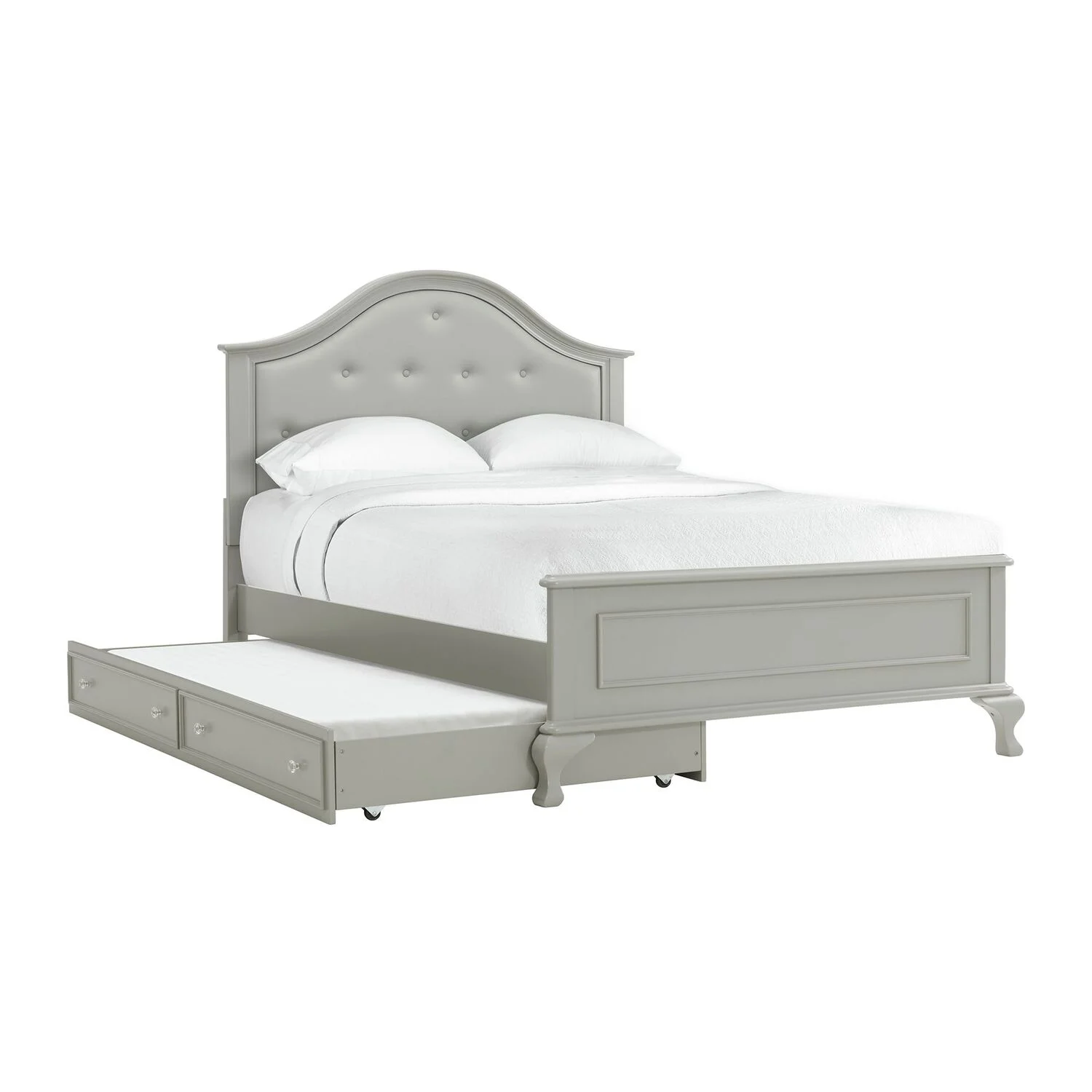 Picket House Furnishings Jenna Full Panel 3PC Bedroom Set in Grey