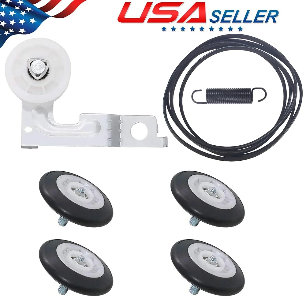 Onemayship Dryer Drum Replacement Kit - Durable Rubber, Plastic, and Metal Construction - Easy Installation for Most Top Brands