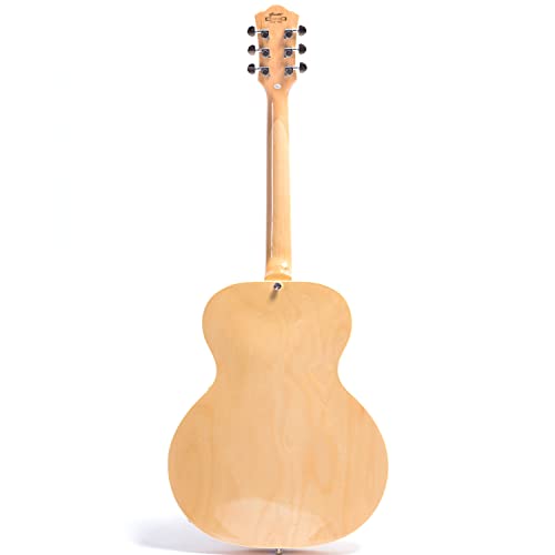 GROTE Jazz Electric Guitar Hollow Body Chrome Hardware P90 pickup (RED)