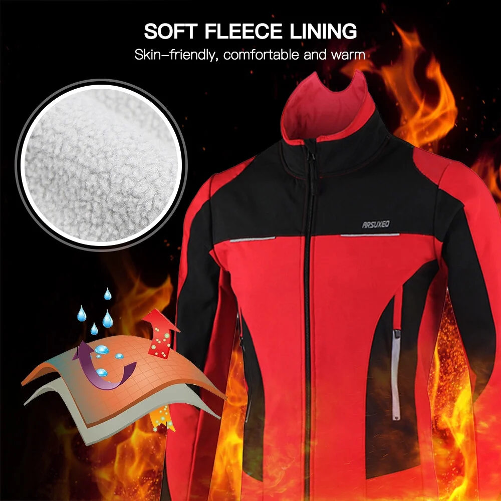 Arsuxeo Cycling Jacket,Mountain Bike Coat Windproof MTB Mountain MTB Mountain Bike Men Windproof MTB